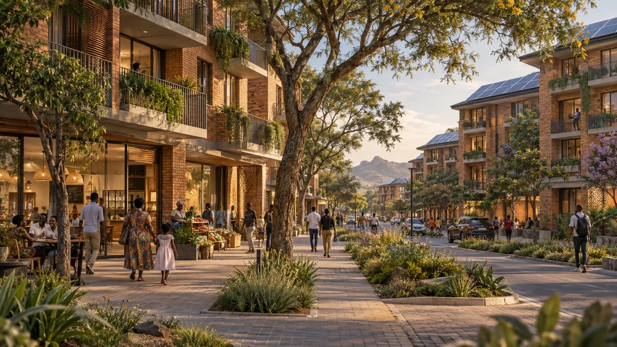 Illustrative rendering: Apartments and higher density living