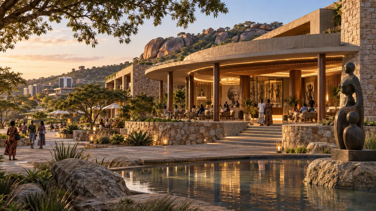 Illustrative rendering: Hospitality and culture