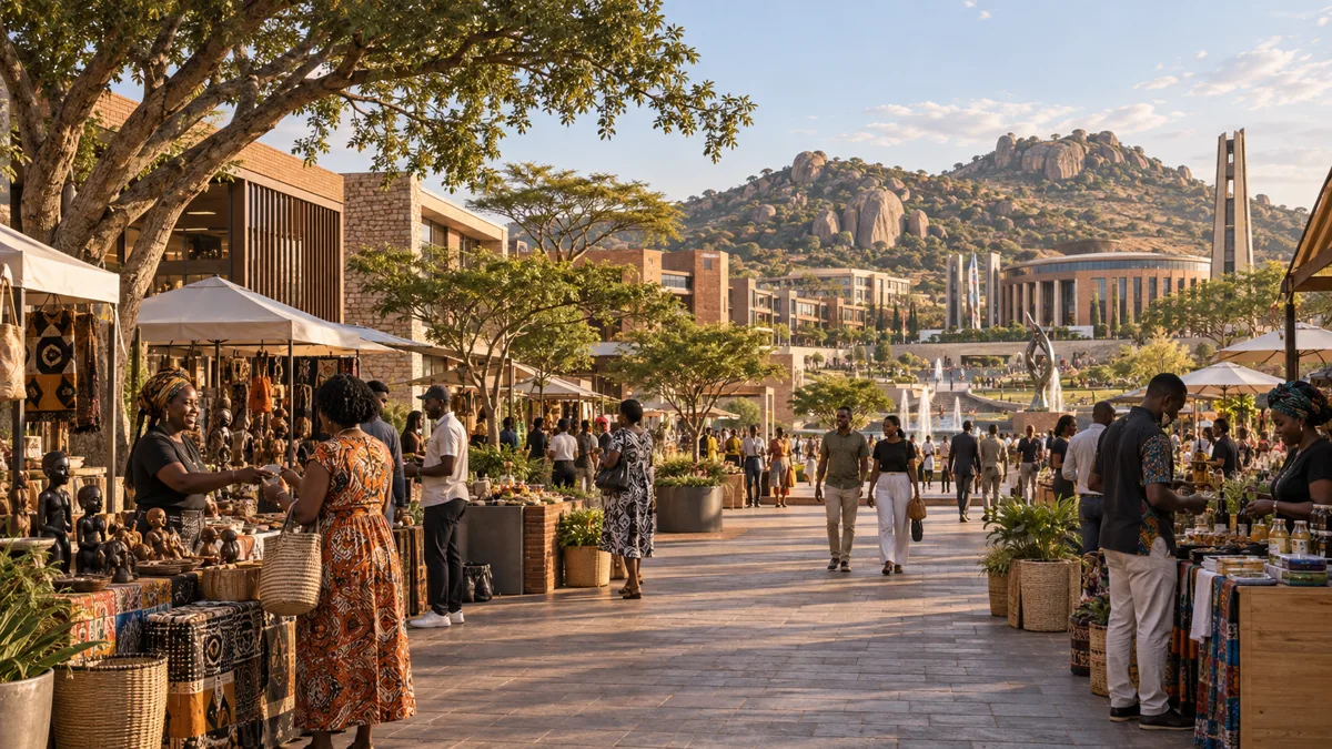 Illustrative community public space